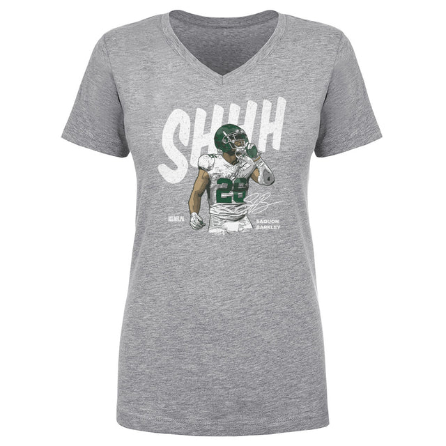 Saquon Barkley Women's V-Neck T-Shirt | 500 LEVEL