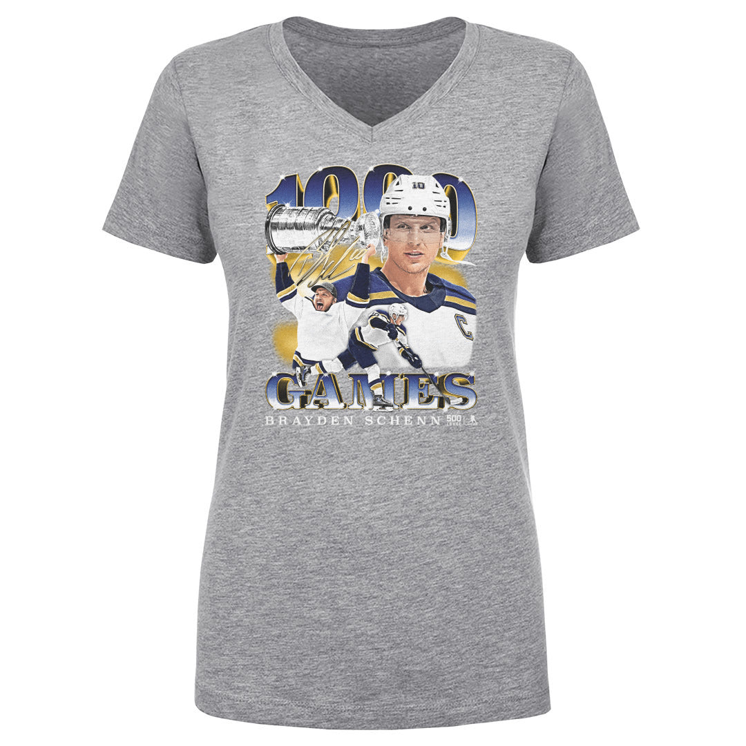 Brayden Schenn Women's V-Neck T-Shirt | 500 LEVEL