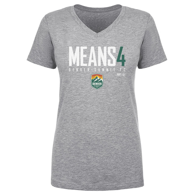 Natalie Means Women's V-Neck T-Shirt | 500 LEVEL