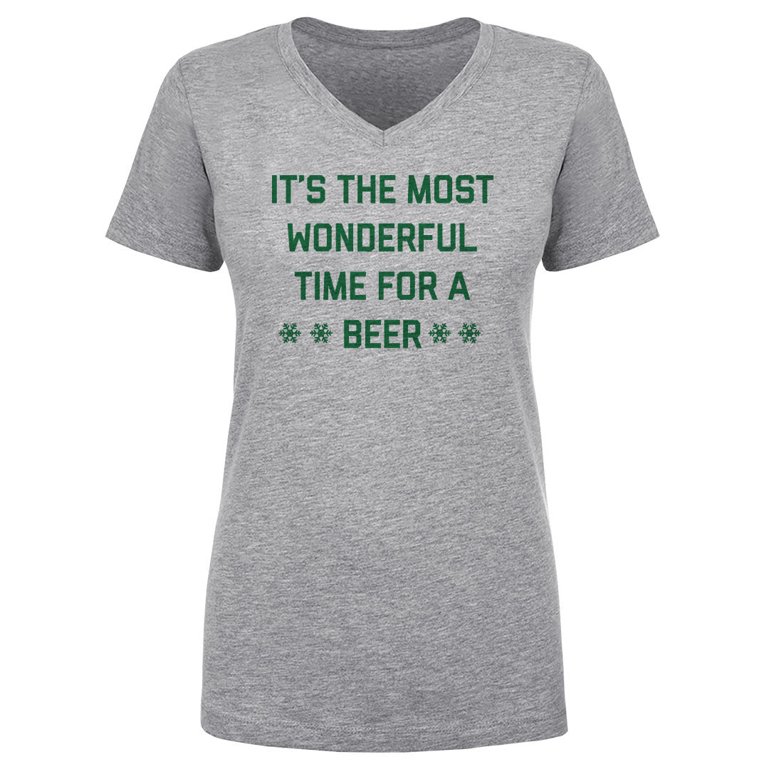 Christmas Women's V-Neck T-Shirt | 500 LEVEL