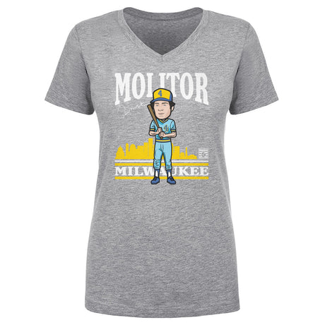 Paul Molitor Women's V-Neck T-Shirt | 500 LEVEL