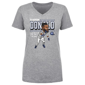 Aaron Donald Women's V-Neck T-Shirt | 500 LEVEL