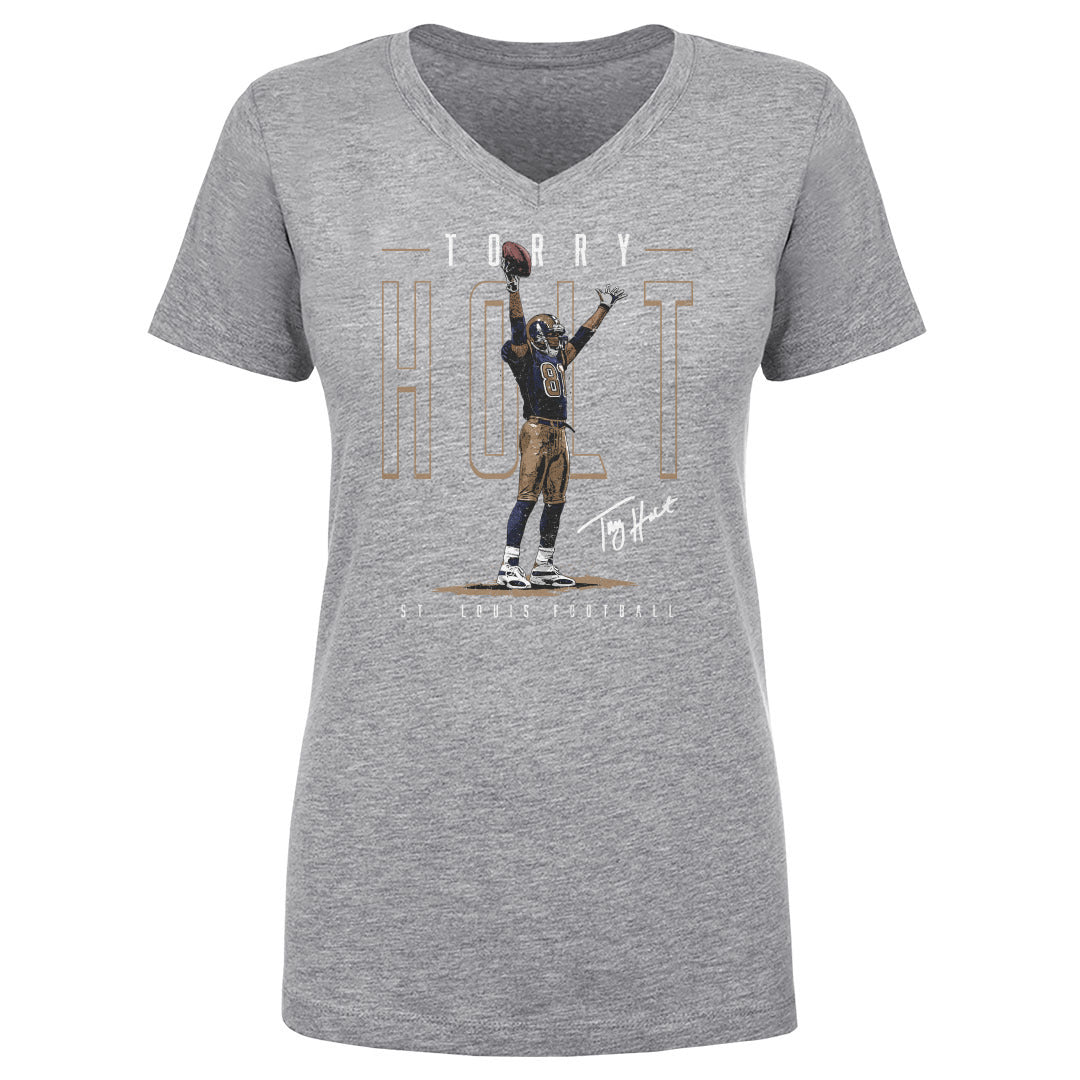 Torry Holt Women's V-Neck T-Shirt | 500 LEVEL