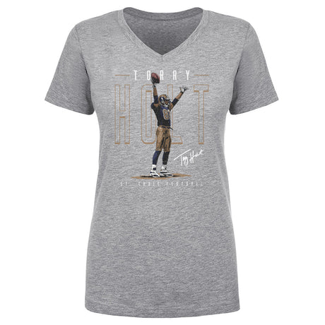 Torry Holt Women's V-Neck T-Shirt | 500 LEVEL