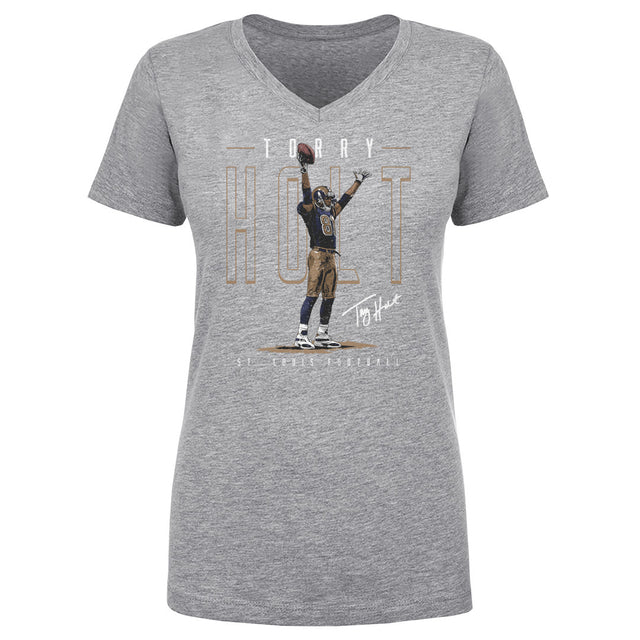 Torry Holt Women's V-Neck T-Shirt | 500 LEVEL