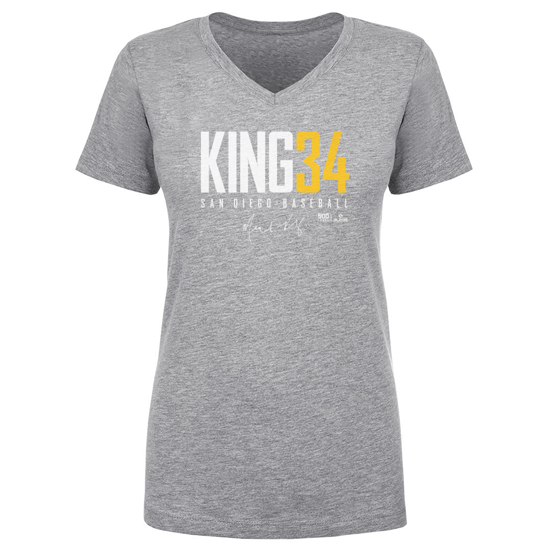Michael King Women's V-Neck T-Shirt | 500 LEVEL