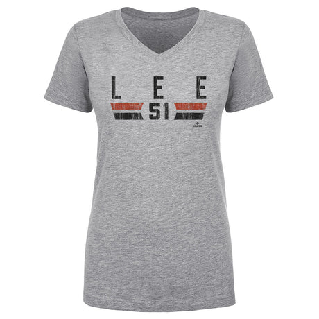 Jung Hoo Lee Women's V-Neck T-Shirt | 500 LEVEL