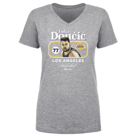 Luka Doncic Women's V-Neck T-Shirt | 500 LEVEL