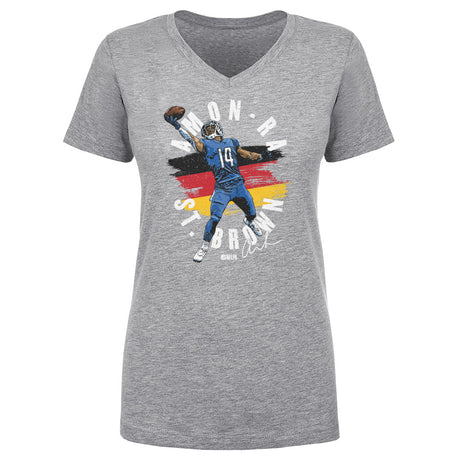 Amon-Ra St. Brown Women's V-Neck T-Shirt | 500 LEVEL