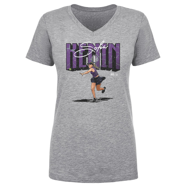 Sofia Kenin Women's V-Neck T-Shirt | 500 LEVEL