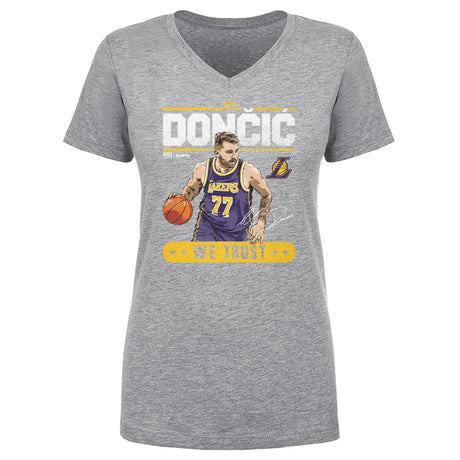 Luka Doncic Women's V-Neck T-Shirt | 500 LEVEL