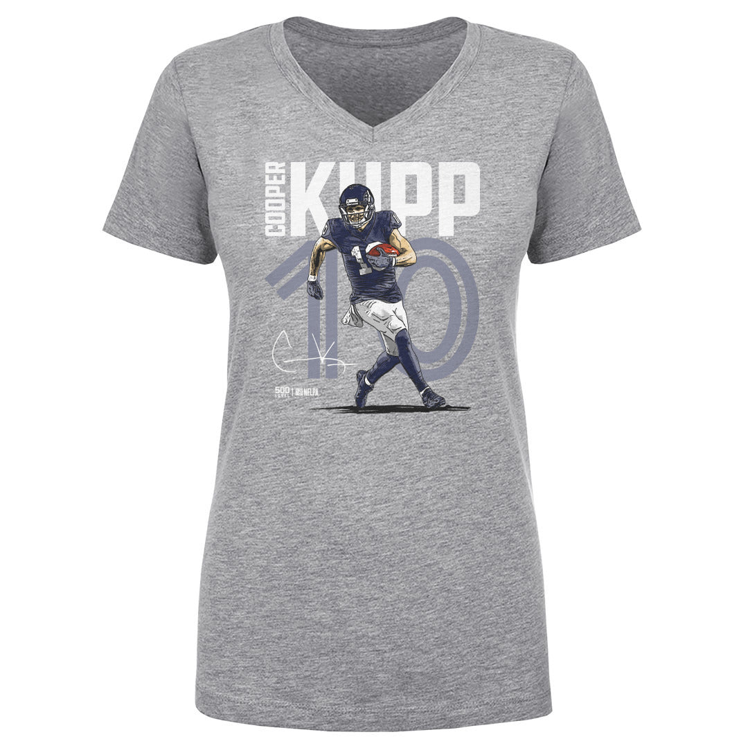 Cooper Kupp Women's V-Neck T-Shirt | 500 LEVEL