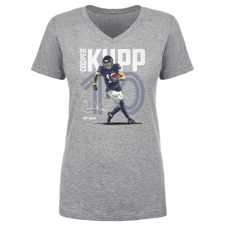 Cooper Kupp Women's V-Neck T-Shirt | 500 LEVEL