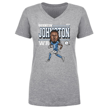 Quentin Johnston Women's V-Neck T-Shirt | 500 LEVEL