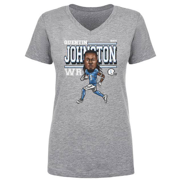 Quentin Johnston Women's V-Neck T-Shirt | 500 LEVEL