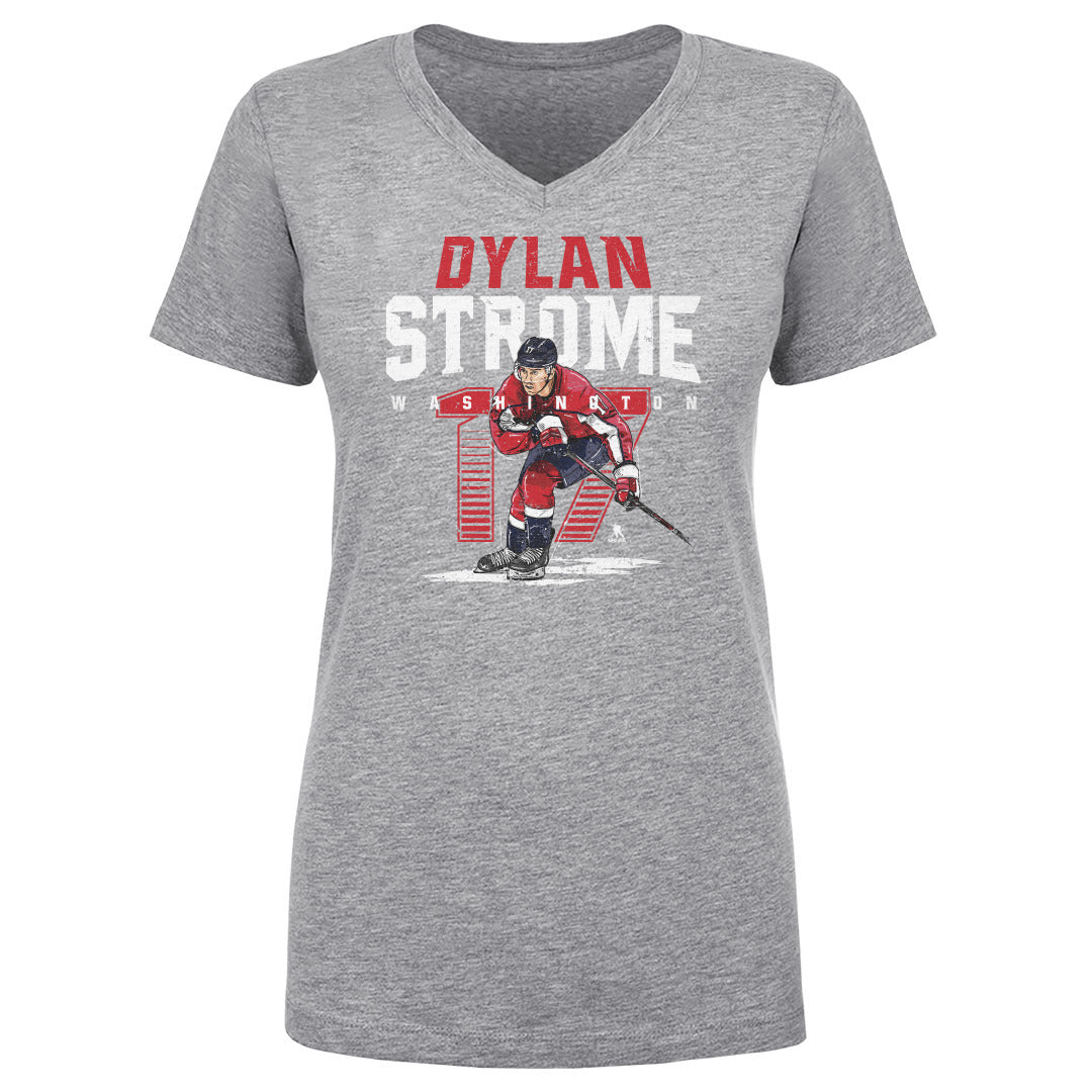 Dylan Strome Women's V-Neck T-Shirt | 500 LEVEL