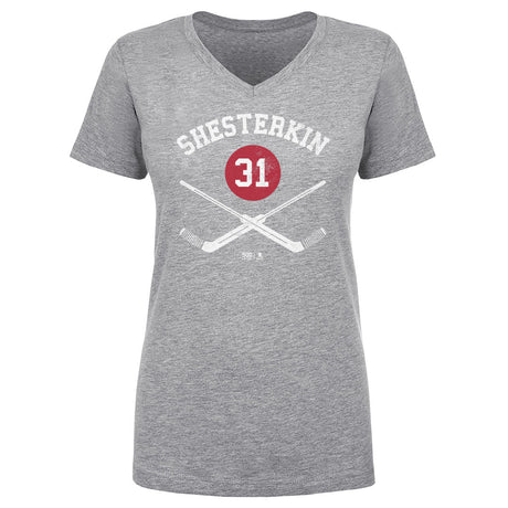 Igor Shesterkin Women's V-Neck T-Shirt | 500 LEVEL