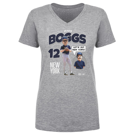 Wade Boggs Women's V-Neck T-Shirt | 500 LEVEL