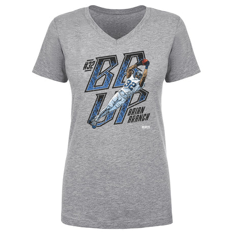 Brian Branch Women's V-Neck T-Shirt | 500 LEVEL