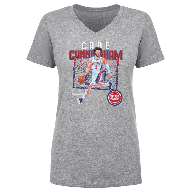 Cade Cunningham Women's V-Neck T-Shirt | 500 LEVEL
