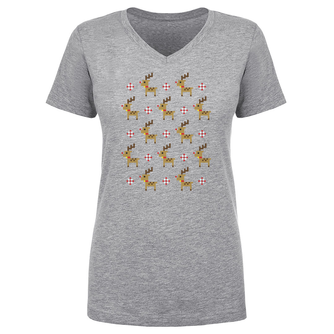 Christmas Women's V-Neck T-Shirt | 500 LEVEL