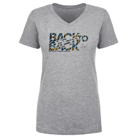 Aryna Sabalenka Women's V-Neck T-Shirt | 500 LEVEL