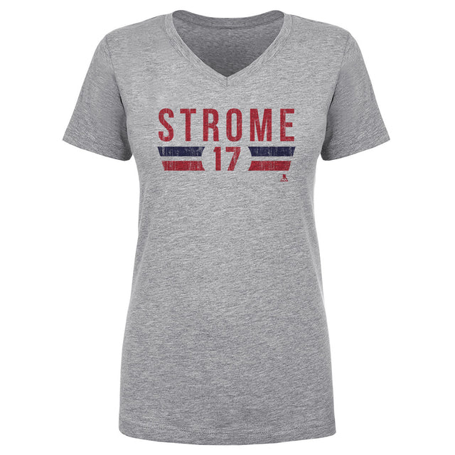 Dylan Strome Women's V-Neck T-Shirt | 500 LEVEL