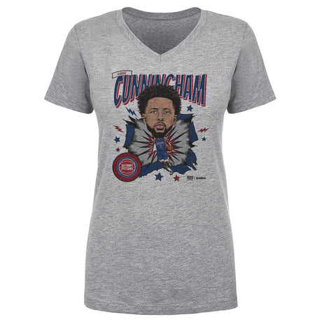 Cade Cunningham Women's V-Neck T-Shirt | 500 LEVEL