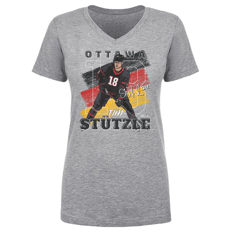 Tim Stutzle Women's V-Neck T-Shirt | 500 LEVEL