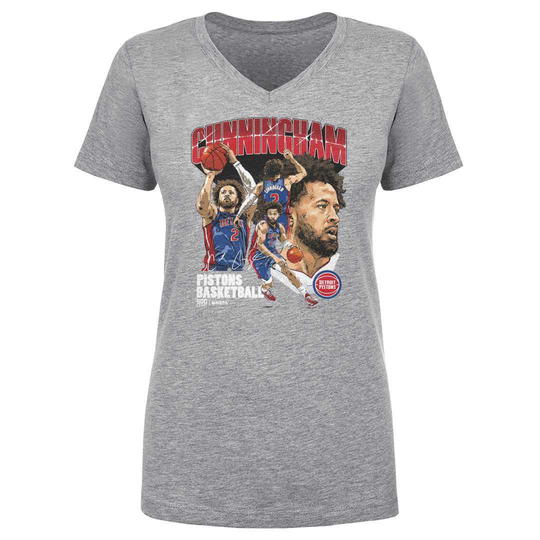 Cade Cunningham Women's V-Neck T-Shirt | 500 LEVEL