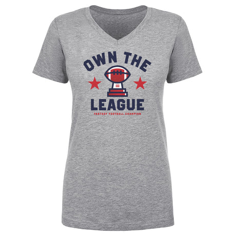 Fantasy Football Women's V-Neck T-Shirt | 500 LEVEL