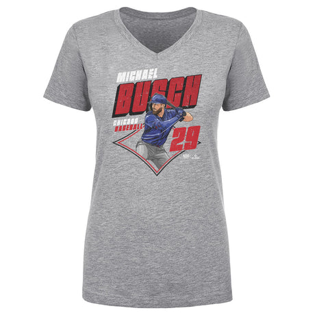 Michael Busch Women's V-Neck T-Shirt | 500 LEVEL