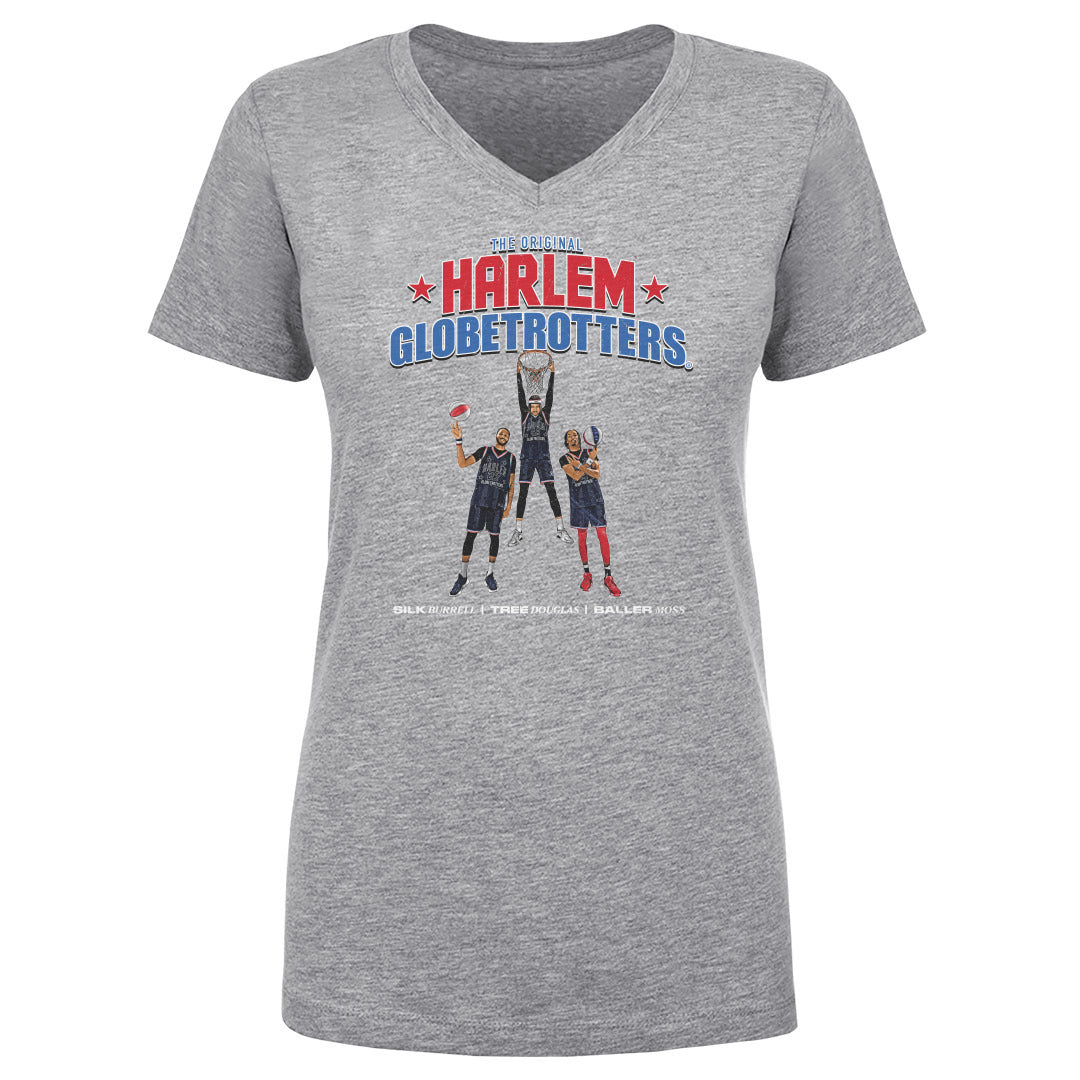 Harlem Globetrotters Women's V-Neck T-Shirt | 500 LEVEL