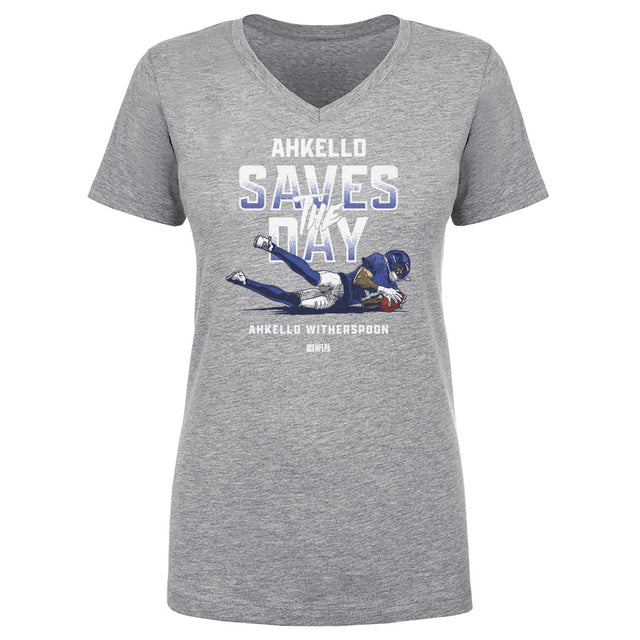 Ahkello Witherspoon Women's V-Neck T-Shirt | 500 LEVEL