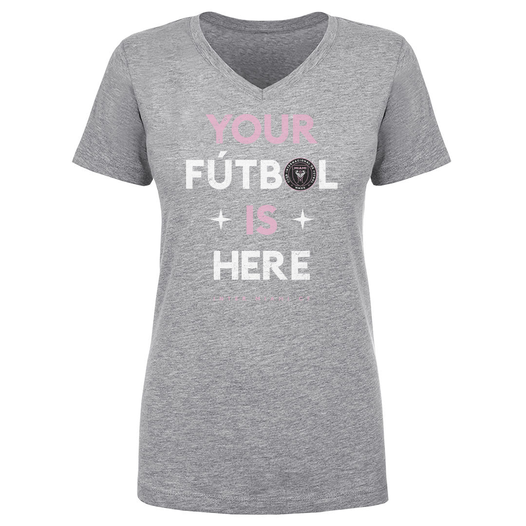 Inter Miami CF Women's V-Neck T-Shirt | 500 LEVEL