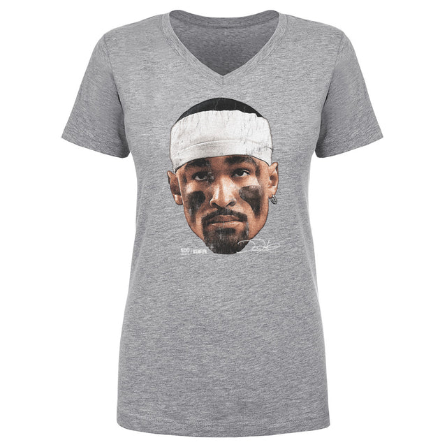 Jalen Hurts Women's V-Neck T-Shirt | 500 LEVEL