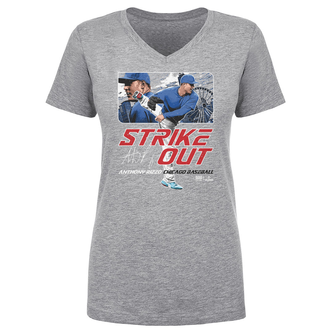 Anthony Rizzo Women's V-Neck T-Shirt | 500 LEVEL