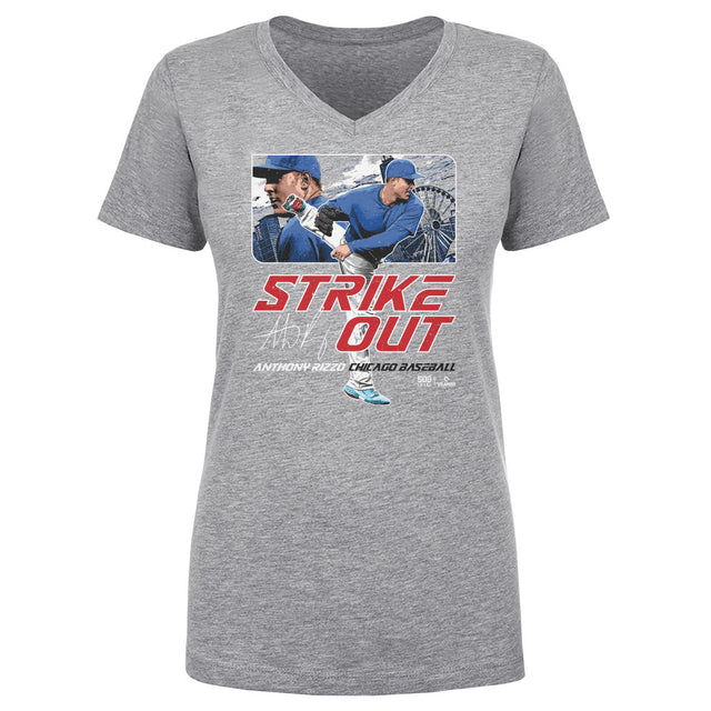 Anthony Rizzo Women's V-Neck T-Shirt | 500 LEVEL