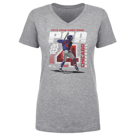 Pete Crow-Armstrong Women's V-Neck T-Shirt | 500 LEVEL
