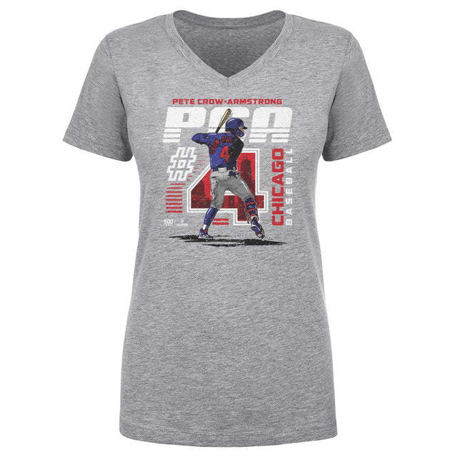 Pete Crow-Armstrong Women's V-Neck T-Shirt | 500 LEVEL