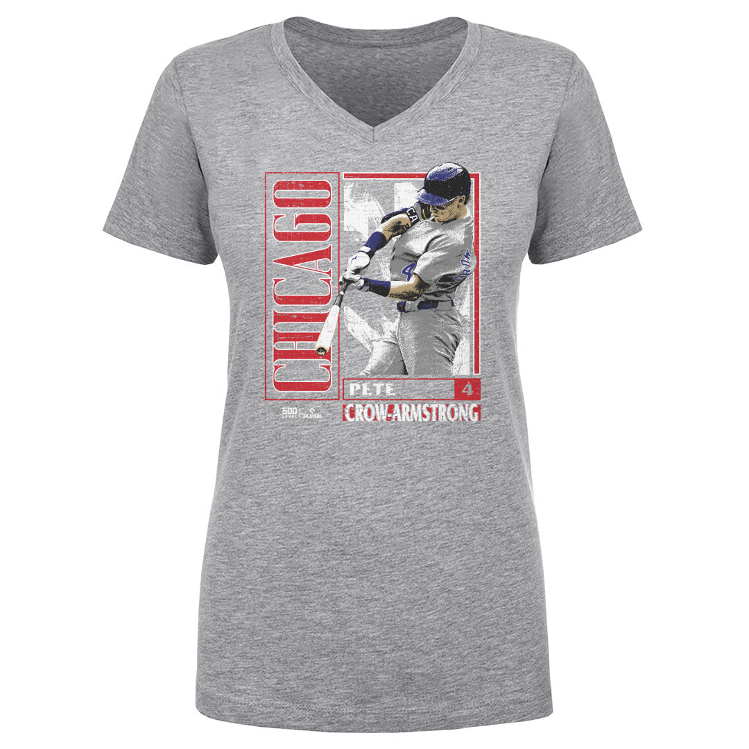 Pete Crow-Armstrong Women's V-Neck T-Shirt | 500 LEVEL