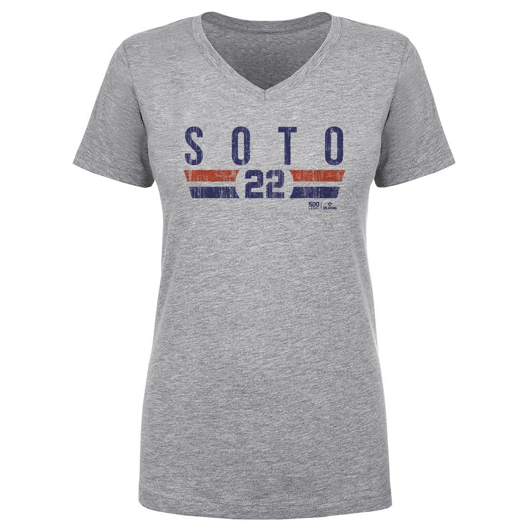 Juan Soto Women's V-Neck T-Shirt | 500 LEVEL