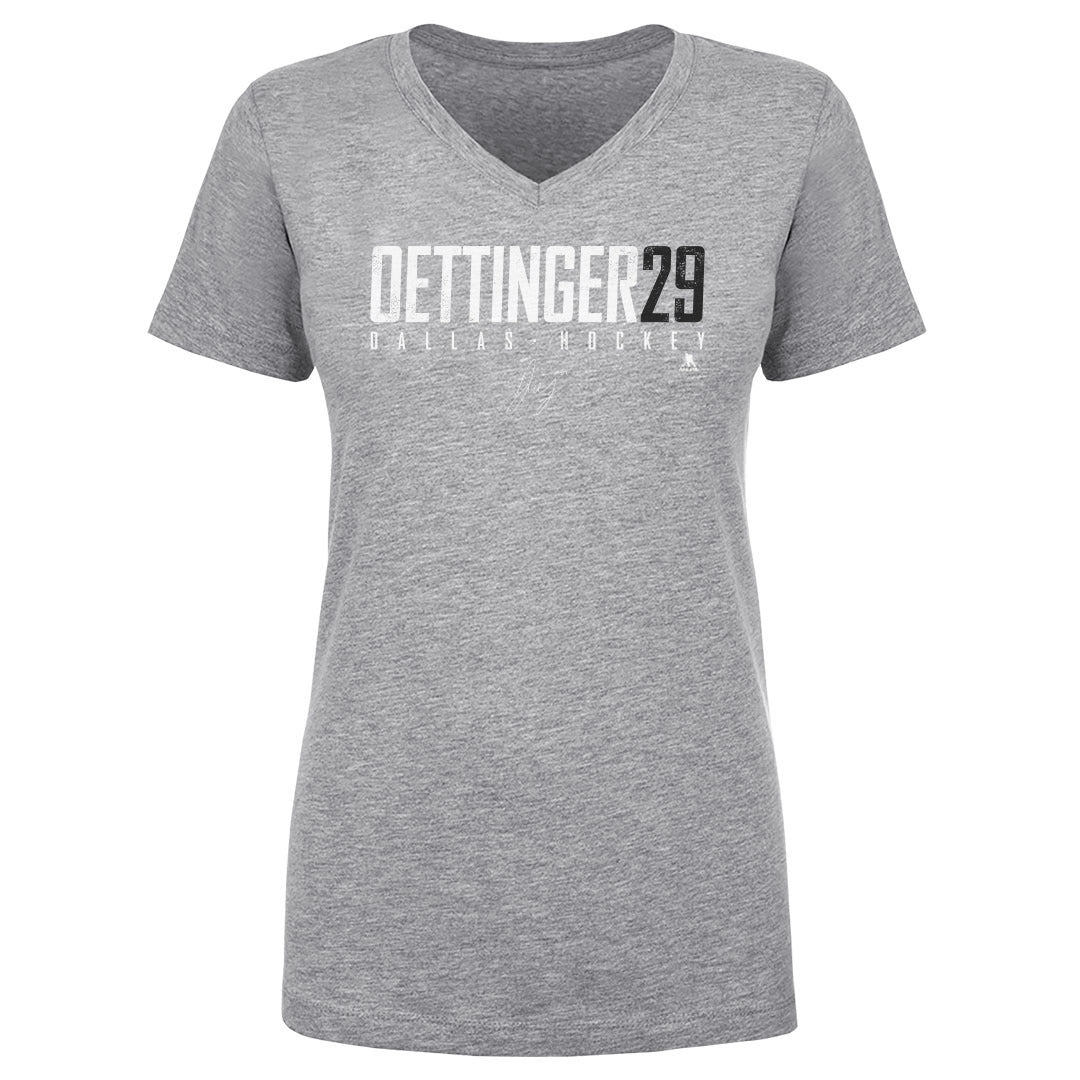 Jake Oettinger Women's V-Neck T-Shirt | 500 LEVEL