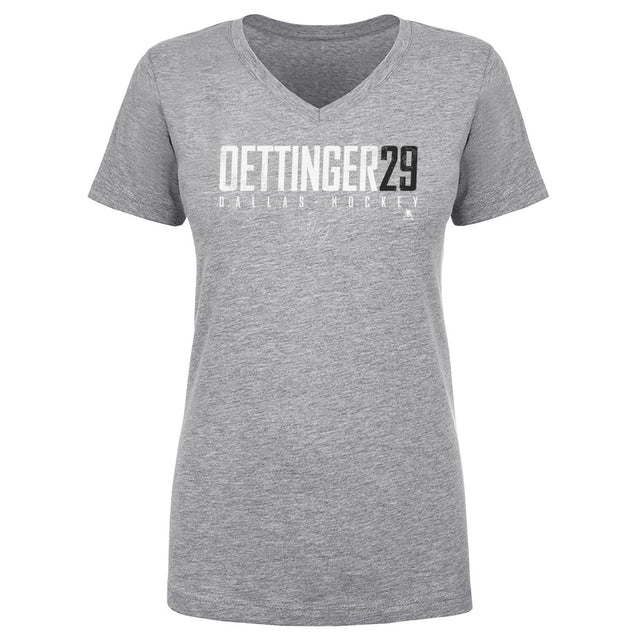 Jake Oettinger Women's V-Neck T-Shirt | 500 LEVEL