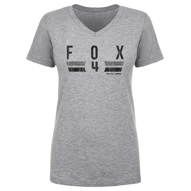 De'Aaron Fox Women's V-Neck T-Shirt | 500 LEVEL