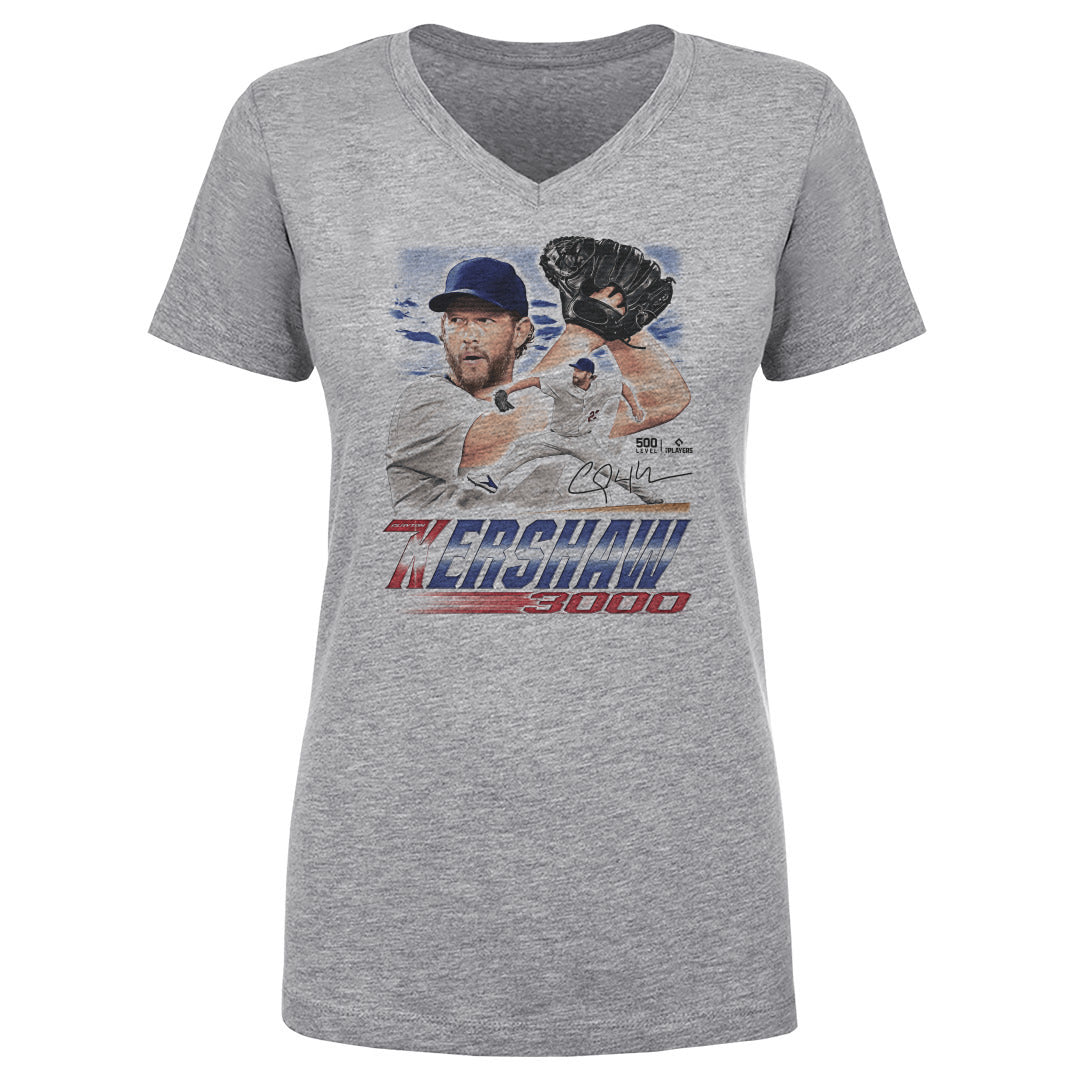 Clayton Kershaw Women's V-Neck T-Shirt | 500 LEVEL
