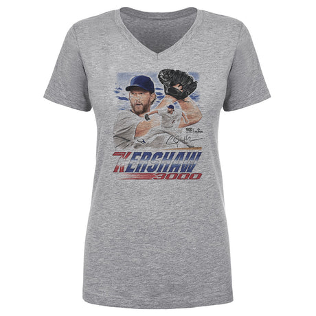 Clayton Kershaw Women's V-Neck T-Shirt | 500 LEVEL