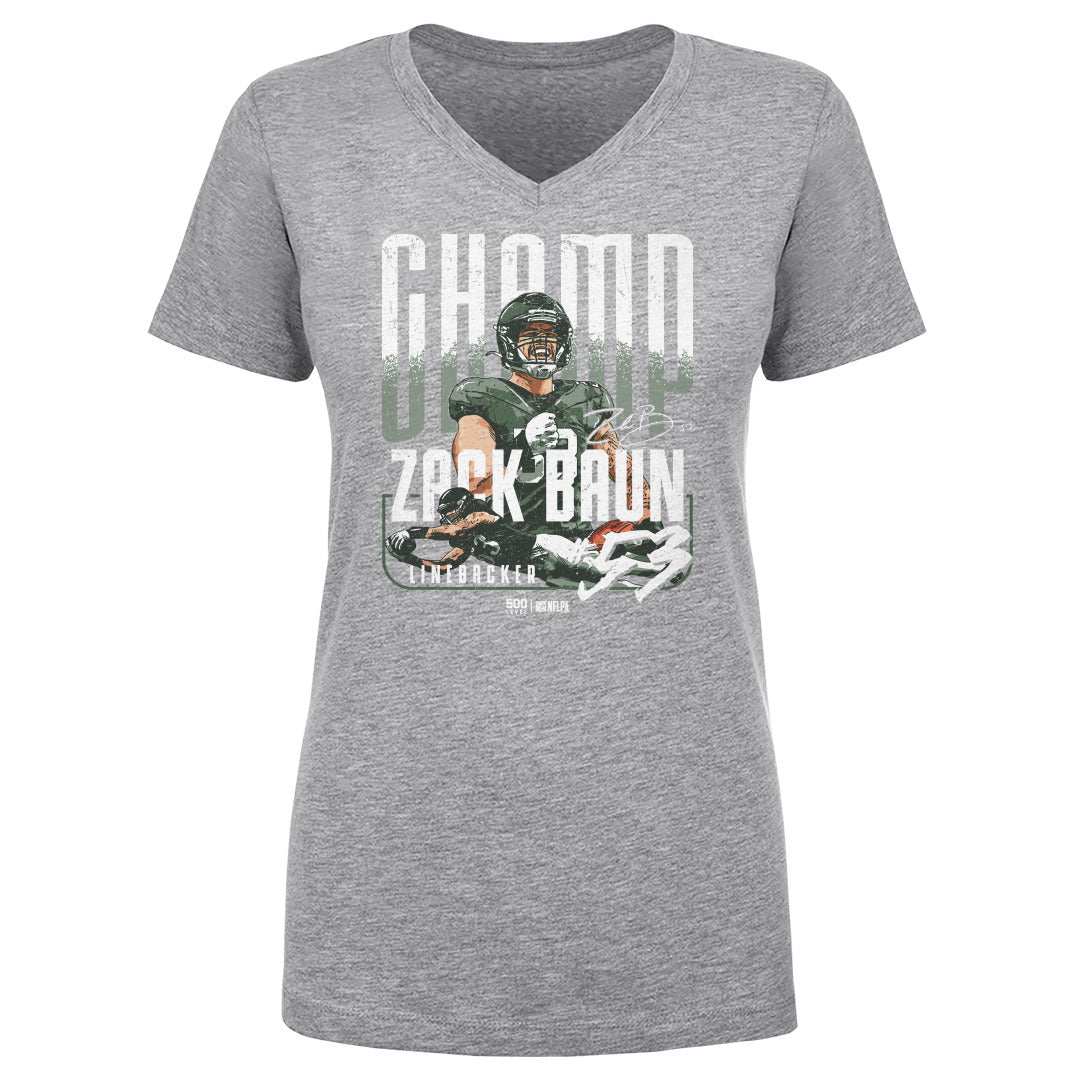 Zack Baun Women's V-Neck T-Shirt | 500 LEVEL