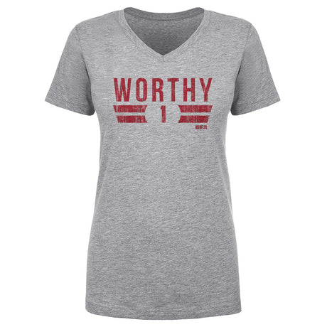 Xavier Worthy Women's V-Neck T-Shirt | 500 LEVEL