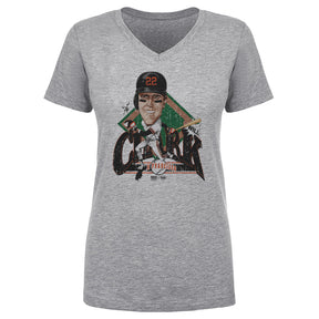 Will Clark Women's V-Neck T-Shirt | 500 LEVEL